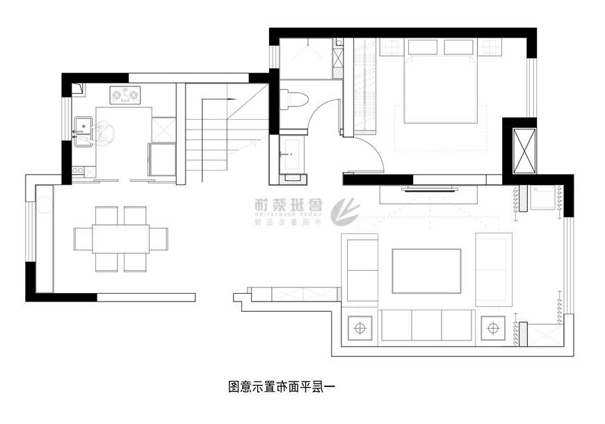 绿地城,现代简约风格风格,户型图